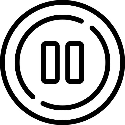 Pause button ui pause song icon