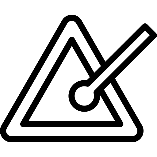 Triangle orchestra triangles tune icon