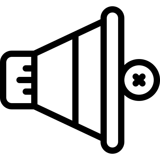 Mute mute no sound volume icon Mute mute no sound volume icon