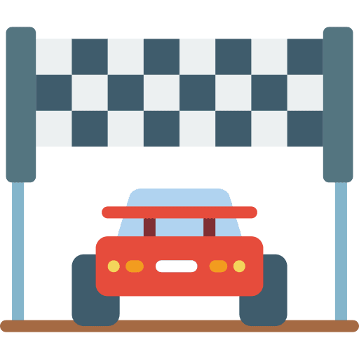 Flag remote car start icon