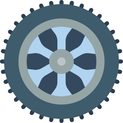 Wheel transportation vehicle tyre icon Wheel transportation vehicle tyre icon