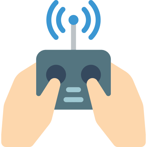 Controller hands race gaming icon Controller hands race gaming icon