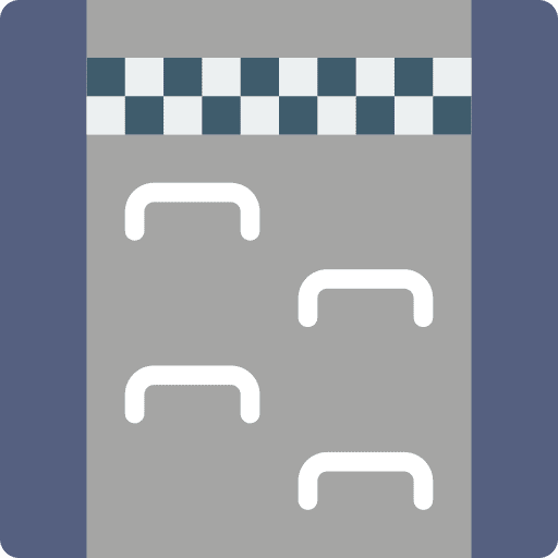 Grid line race transportation icon Grid line race transportation icon