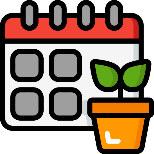 Calendar calendar guide gardening icon