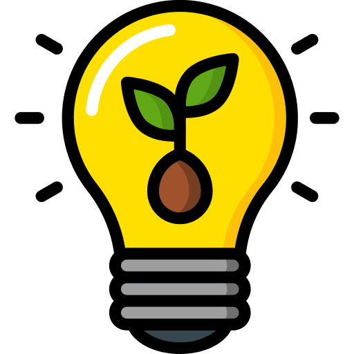 Idea idea seeding farming and gardening icon