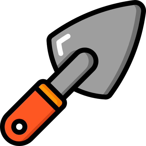Trowel trowel equipment shovel icon