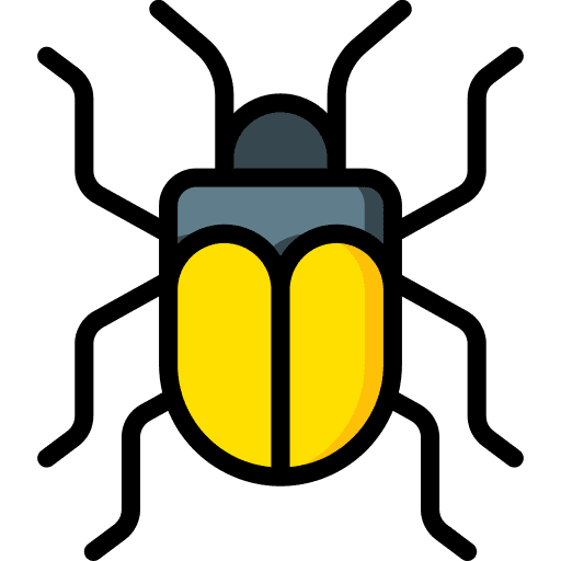 Bug animals entomology insect icon