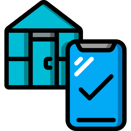 Greenhouse check plant temperature icon