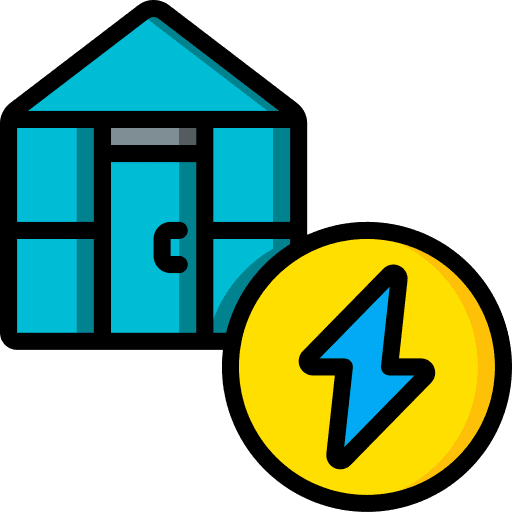 Greenhouse power farming and gardening global icon