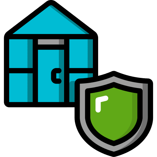 Greenhouse shield farming and gardening greenhouse icon