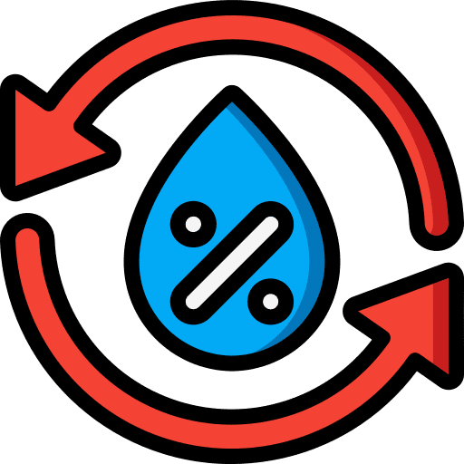 Refresh drop reuse water watering icon