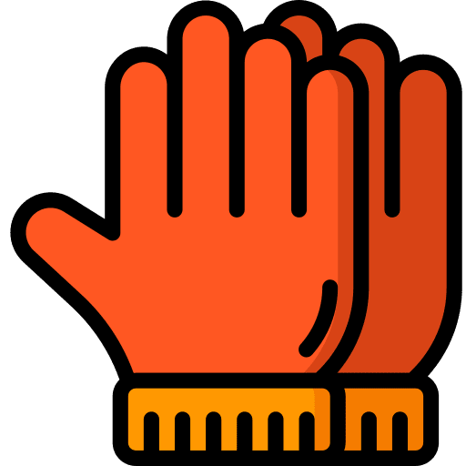 Gloves gardening farming and gardening equipment icon