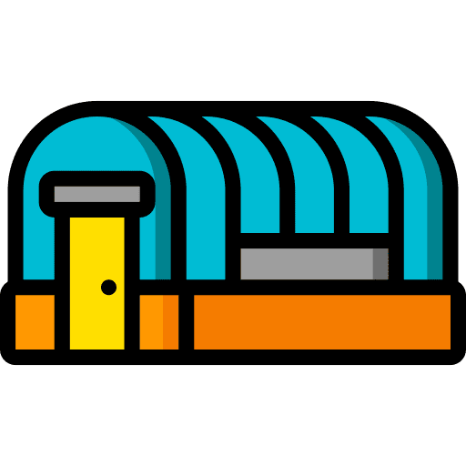 Greenhouse botanical botanic heat icon