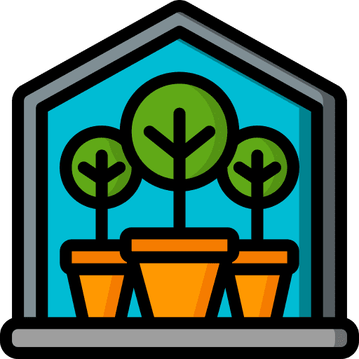 Greenhouse greenhouse plant pot botanical icon