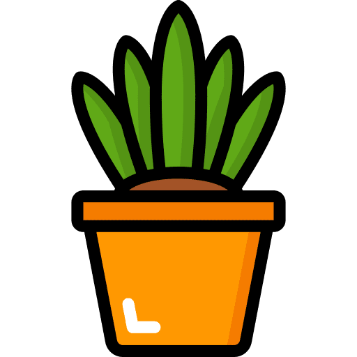 Plant pot farming and gardening plant pot decoration icon