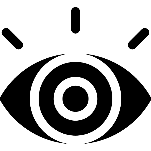 Eye vision ui see icon