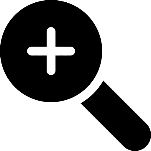 Zoom in ui loupe magnifying glass icon Zoom in ui loupe magnifying glass icon