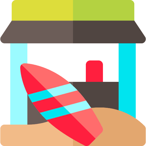 Stall surfboard buy holidays icon