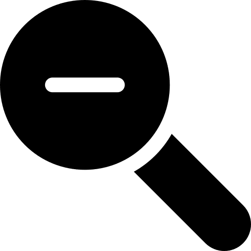 Zoom out loupe ui sign icon Zoom out loupe ui sign icon
