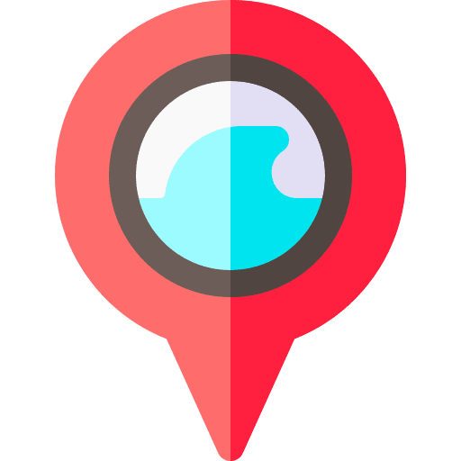 Pin sea waves surf icon Pin sea waves surf icon