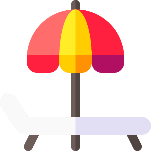 Sunbed sunbed vacation beach icon Sunbed sunbed vacation beach icon