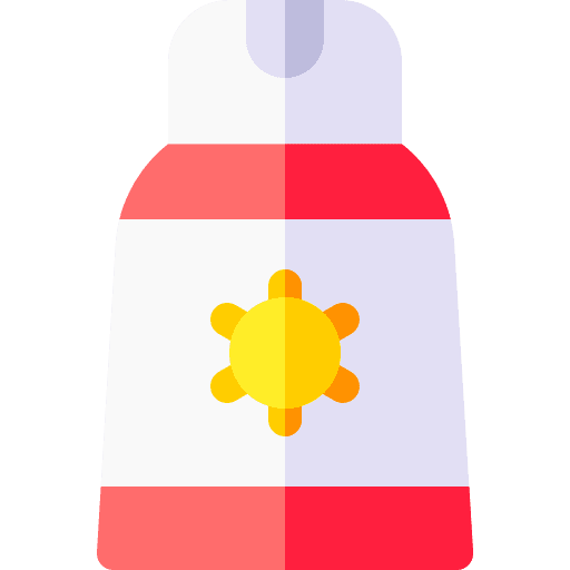 Sunscreen holidays sunblock sun protection icon Sunscreen holidays sunblock sun protection icon
