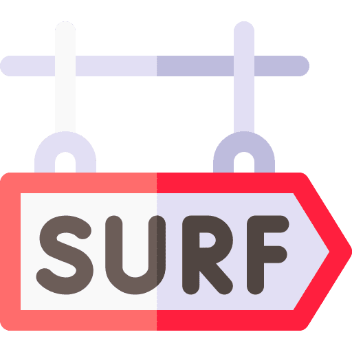 Surf signaling water sport sign icon Surf signaling water sport sign icon