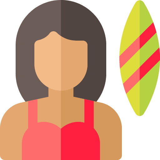 Surfer avatar surfer surfboard icon Surfer avatar surfer surfboard icon