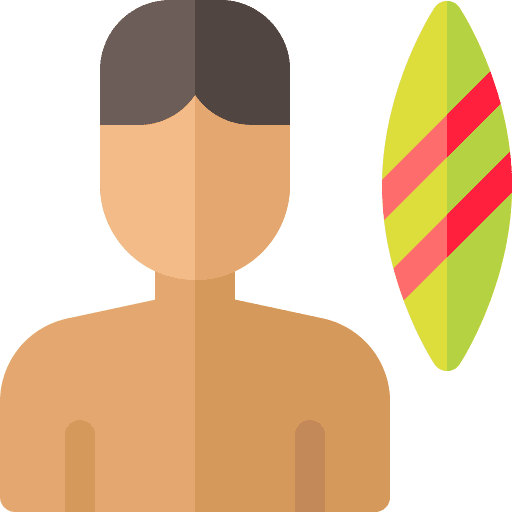Surfer surfer surfboard boy icon Surfer surfer surfboard boy icon