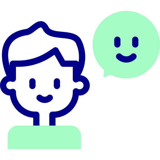 Boy smile kid and baby boy icon