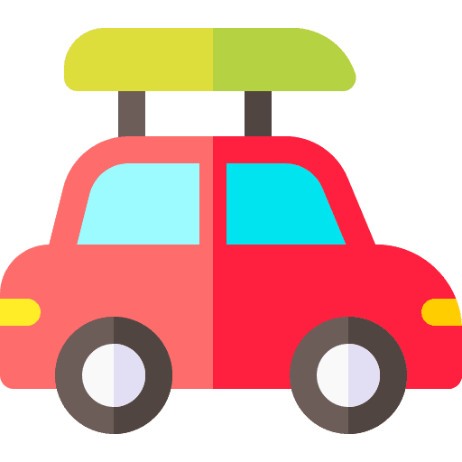 Car sport equipment surfboard vehicle icon Car sport equipment surfboard vehicle icon