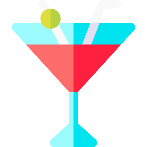 Cocktail drink glass alcohol icon Cocktail drink glass alcohol icon