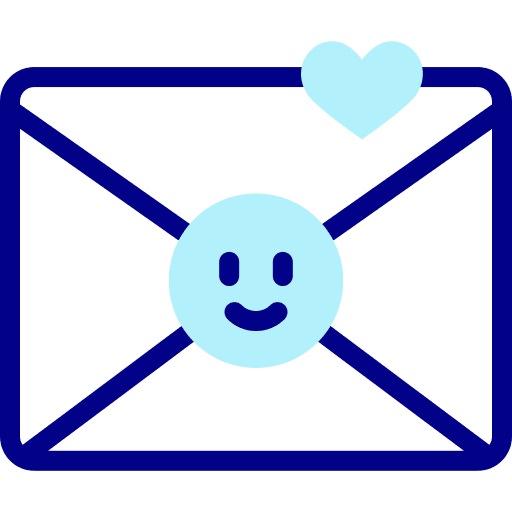 Letter message smileys emoticon icon