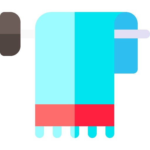 Towel hanger dry towel icon Towel hanger dry towel icon