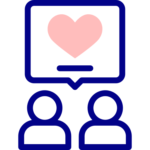 Friends heart love and romance man icon Friends heart love and romance man icon