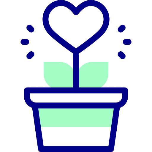 Love love pot growth icon Love love pot growth icon