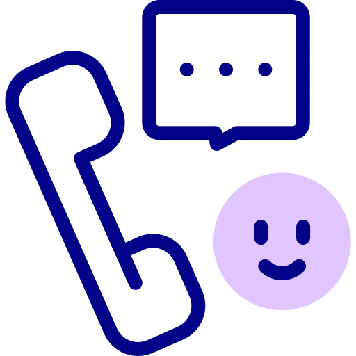 Phone call smile friend speaking icon Phone call smile friend speaking icon