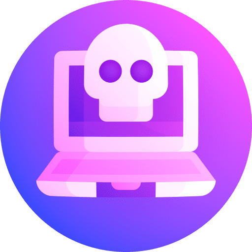 Virus security skull virus icon Virus security skull virus icon
