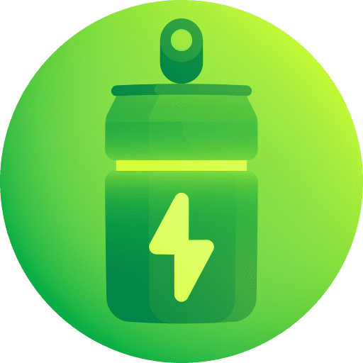 Energy drink can caffeine food and restaurant icon Energy drink can caffeine food and restaurant icon