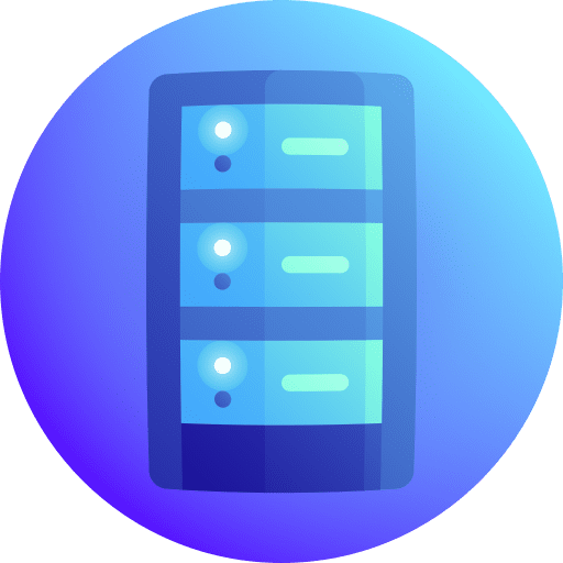 Server hosting multimedia seo and web icon Server hosting multimedia seo and web icon