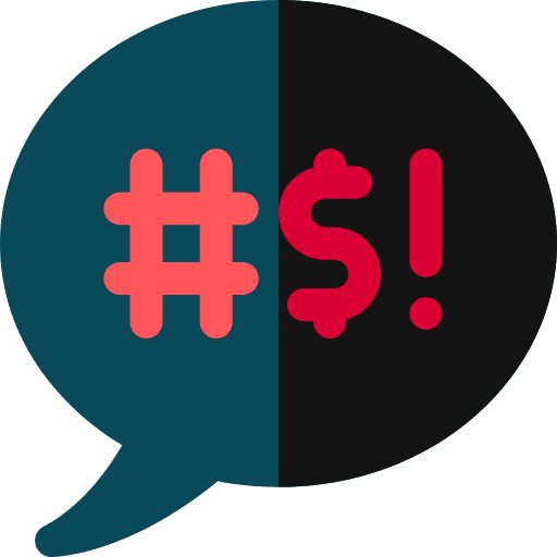 Speech bubble conversation talk communications icon