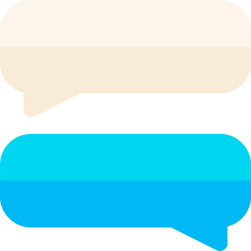 Speech bubble conversation communications message icon