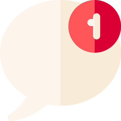 Speech bubble conversation talk notification icon Speech bubble conversation talk notification icon