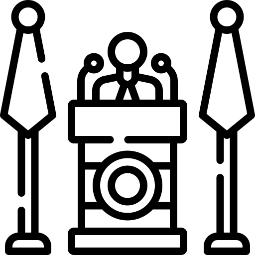 Mayor president leader user icon