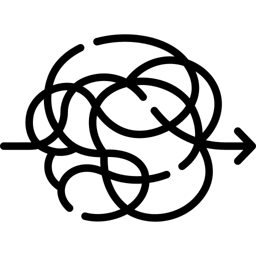 Mess disorder chaos mess icon
