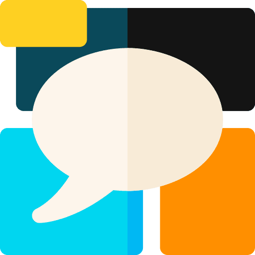 Speech bubble message communications chat icon Speech bubble message communications chat icon