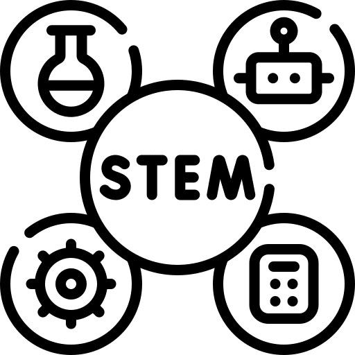 Stem education technology stem cells icon