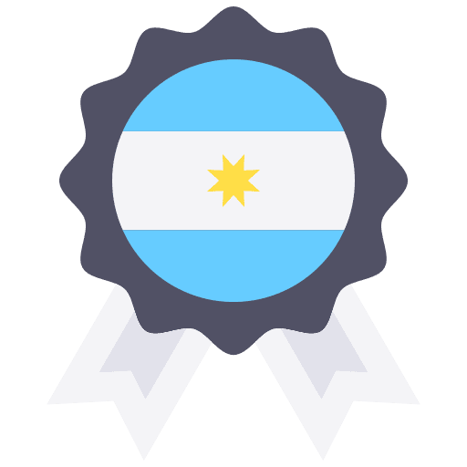 Rosette cultures recognition argentina icon