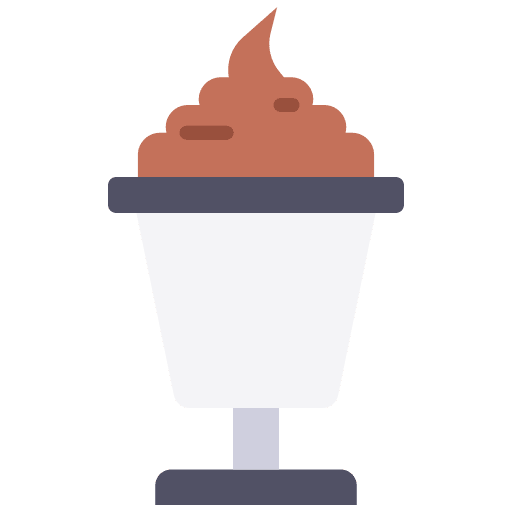 Dulce de leche food and restaurant sweet dessert icon Dulce de leche food and restaurant sweet dessert icon