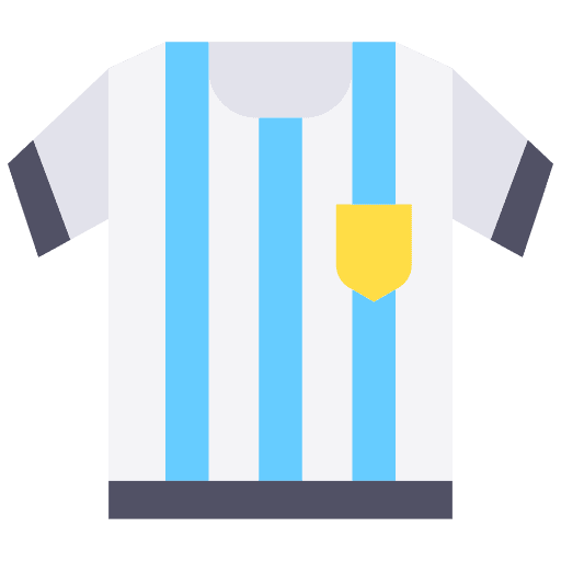 Football shirt argentinian sports and competition football shirt icon Football shirt argentinian sports and competition football shirt icon